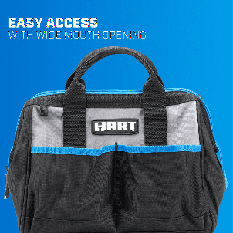 OUTLET SALE- 訳あり品など大放出 HART 12-inch 600-Denier Tool Bag, with Full Length Zipper スノーボード