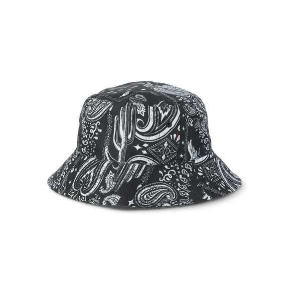 No Boundaries Reversible Bucket Hat with UPF 50 , Men's, Black Soot