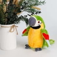 thumbnail image 2 of PULLIMORE Talking Macaw Parrot Plush Toy - Repeats & Flaps Wings, Interactive Stuffed Animal, Fun Gift for Kids & Adults, 2 of 7
