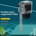 thumbnail image 4 of For Aquarium Fish Tank Filter Water Pumps External Hang Up Filter Oxygen Submersible Water Purifier Mini Aquarium Filter Pump, 4 of 5