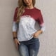 thumbnail image 5 of Blusa cómoda de manga larga con estampado informal para mujer a la moda Pompotops  FGAJ8687, 5 of 9