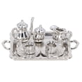 thumbnail image 1 of Mini Tea Party Toy Set,Mini Tea Set Metal Tea Cup Sets,1/12 Scaled Simulation Kit For Dollhouse,Miniature Tea Cup Tray Kit For Dollhouse, 1 of 9