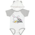 thumbnail image 3 of Inktastic My 1st Easter with Cute Bunny and Carrot Boys or Girls Baby Bodysuit, 3 of 5