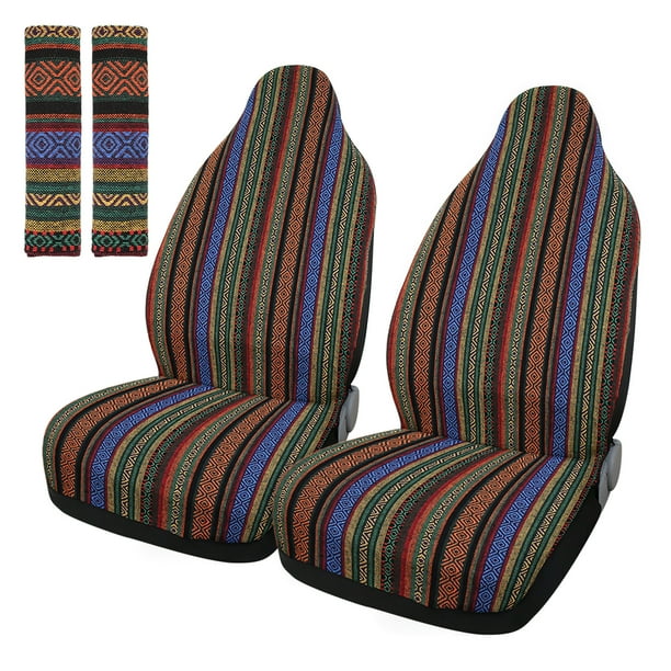 Unique Bargains 2 Pcs Universal Car Front Seat Cover Saddle Blanket