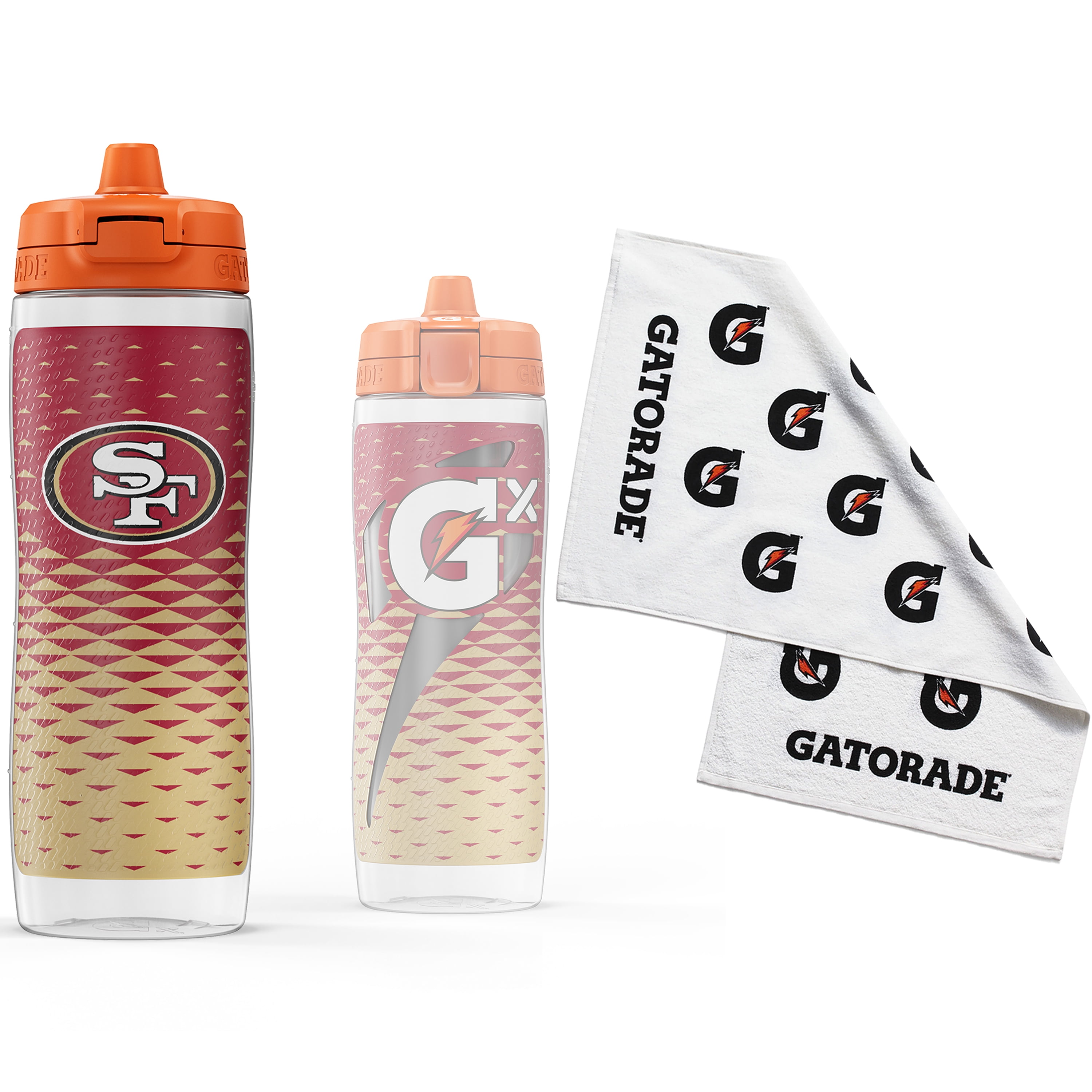 Gatorade Gx Seattle Seahawks NFL 30 fl oz Water Bottle & Sports Towel Bundle