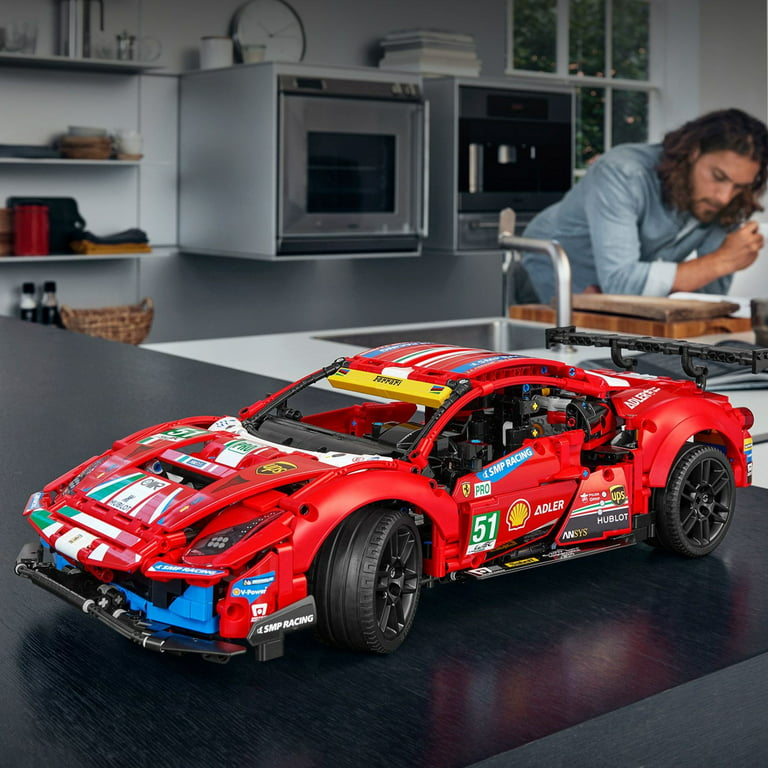 LEGO Technic Ferrari 488 GTE “AF Corse #51” 42125 Super Sports Car  Exclusive Collectible Model Kit, Collectors Set for Adults to Build 
