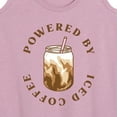 thumbnail image 3 of Instant Message - Powered By Iced Coffee - Women's Racerback Tank Top, 3 of 6