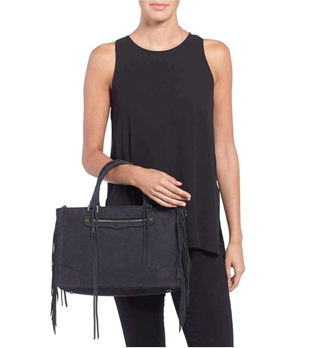 Regan satchel tote black sales
