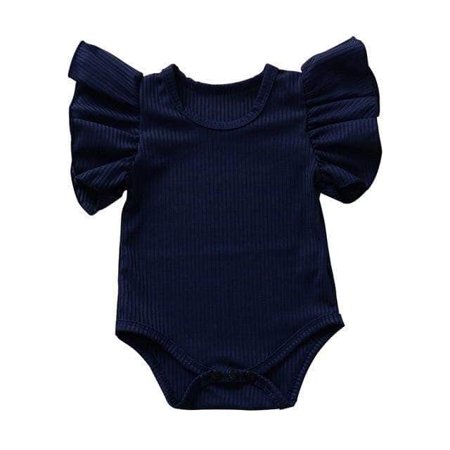 

0-18M Newborn Infant Baby Girl Cotton Bodysuit Short Sleeve Jumpsuit Clothes Set