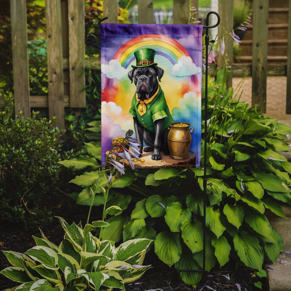 Cane Corso St Patrick's Day Garden Flag 11.25 in x 15.5 in
