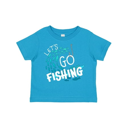 

Inktastic Let s Go Fishing Gift Toddler Boy or Toddler Girl T-Shirt