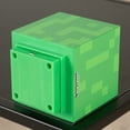 thumbnail image 3 of Minecraft: LED Night Lamp - Creeper - 4" Green Pixel Cube Night Light, Illuminates Up To 10hrs, USB Charging, Game Themed Design Decor, Licensed, 3 of 10