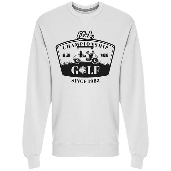 Banner. Club Championship Golf Sweatshirt Men -Image by Shutterstock, Male Small