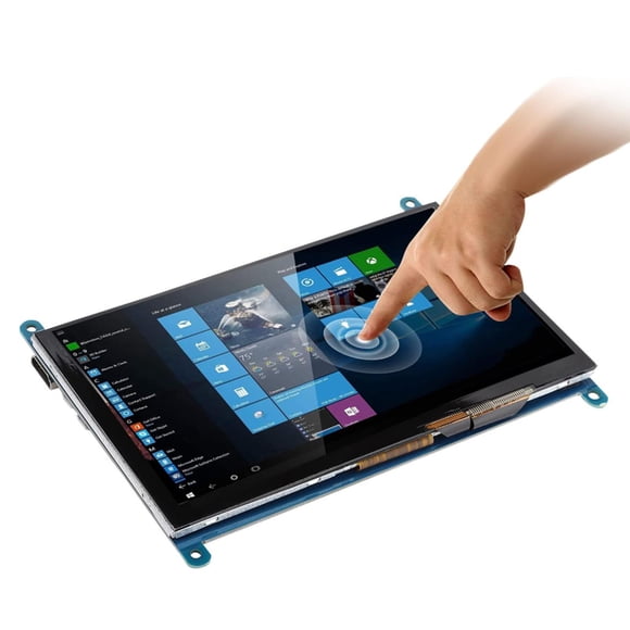 Yoidesu Pantalla táctil capacitiva de 7 Pulgadas para 3/2/1, 1024 × 600 Monitor portátil Full HD par