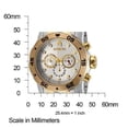 thumbnail image 3 of Invicta Men's 13671 Pro Diver Chronograph Silver Dial Two Tone SS Watch, 3 of 4