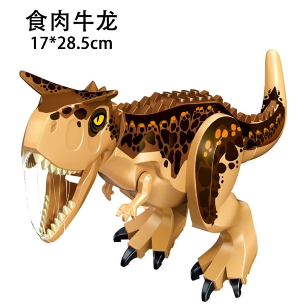 Dinosauriefigurer, Indominus T Rex-block, stort dinosaurieblock, födelsedagsfest för barn-WELLNGS H