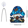 thumbnail image 3 of Fiudx Arte Atrapasol, Decoración de Vitral Vibrante, Adorno Cautivador con Reflejo de Luz, Hermoso Diseño Inspirado En La Naturaleza, Ideal para El Hogar, La Oficina y El Espacio Vital, Regalo Perfec, 3 of 6