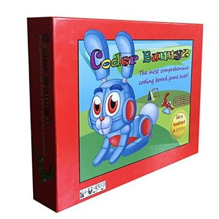 CoderBunnyz - The Most Comprehensive Coding Game Ever! STEM Education Toy and Gift for Girls and Boys ages 4 - 104! No Prior Coding Experience Required. Learn and Play with Computer Programming (Best Way To Learn Coding 2019)