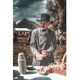 thumbnail image 2 of Kaprano, Normunds 17x24 White Modern Wood Framed Museum Art Print Titled - The Son Of The Nations, 2 of 4