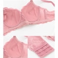 thumbnail image 4 of Aofany Push Up Bras for Women Full Coverage Plunge Underwire T-Shirt Bra Padded Push Up Bra for Everyday Comfort, 32B-44C, 4 of 9