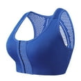 thumbnail image 7 of Everyday Bras for Women Women's Bras Padded Underwire Bra Sports Bra Women Pack Sports Brawls for Women Womens Workout Bras Women Bras plus Size Sexy Scrappy Bra Lift Bras for Women Push up Blue 2XL, 7 of 7