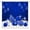 Blue, variant on Winter Forest Shower Curtain Snow Pine Tree Mountain Christmas Nature Scene Xmas Holiday Bathroom Decor Polyester Curtains with Hooks