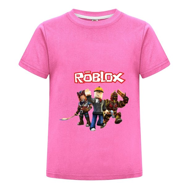 Playera Gamer Infantil con Estilo Roblox, Camiseta de Algodón para Niño con Diseño de Personajes, Regalo Ideal