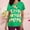 Armée Verte, variante sur LSLJS Hauts à Manches Courtes à Col en V pour Femmes, Uniforme de Travail Imprimé avec Poche, Blouse, Hauts, Sarraus pour Femmes Grande Taille