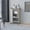 Grey, variant on Engineered Wood Bar Cart with Two Side Shelves | Suitable for Mixing and Serving Drinks | Creates an Impressive Display