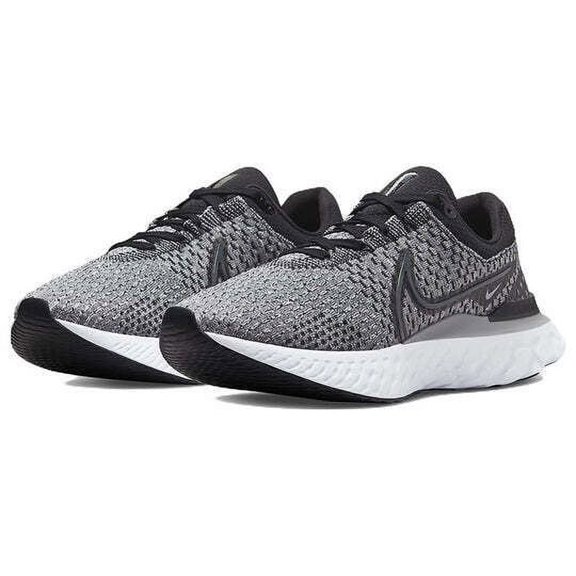 Nike React Infinity Run Flyknit 3 DH5392-006 Mens Black/Gray Running Shoes JC314 (7)