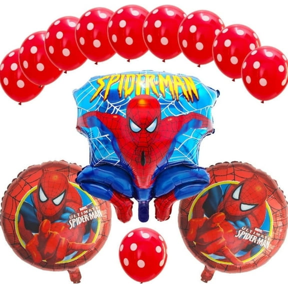 BCD-PRO Spider-Man Balloons Birthday 13 Count
