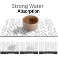 thumbnail image 4 of Dog Food Mats for Floors Absorbent, Pet Cat Food Mat - Quick Dry Dog Bowl Mats for Food and Water, Eco-Friendly Boho Pet Supplies, 4 of 6