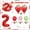 2, variant on 13pcs strawberry balloon aluminum foil balloon set with polka dot latex balloons for birthday party and anniversary decoration