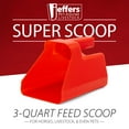 thumbnail image 3 of Jeffers Super Scoop 3 Qt Plastic Feed Scoop, Heavy Duty - Red, 3 of 7