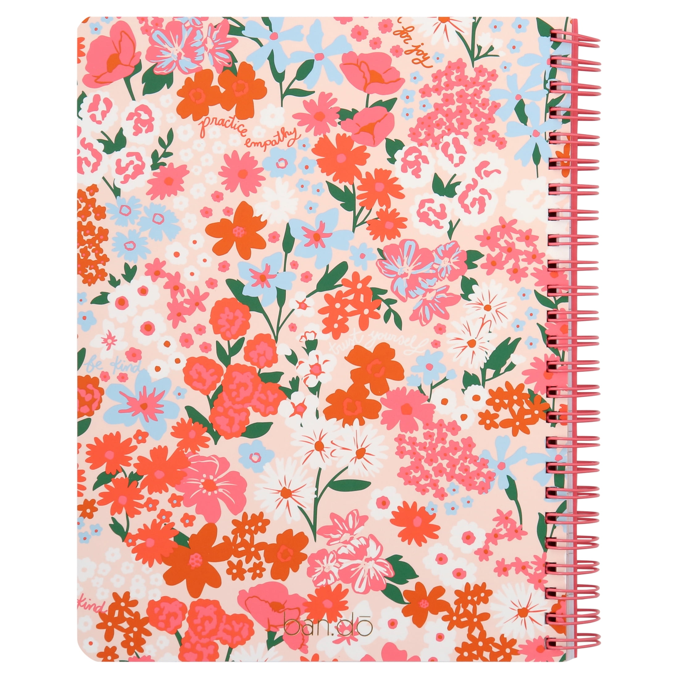 Ban.Do Mini Spiral Notebook, 9x7 with Pockets, 160 Pages