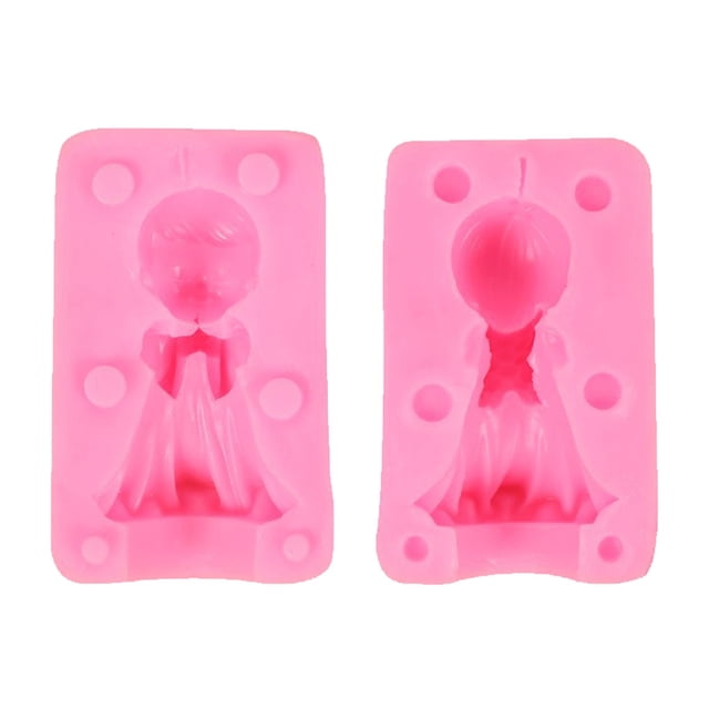 Naiovety Molde de silicona para Fondant, antiadherente Irregular, bonitos dibujos animados DIY, velas perfumadas de caramelo, artesanías, molde, Cocina y Comedor Chico