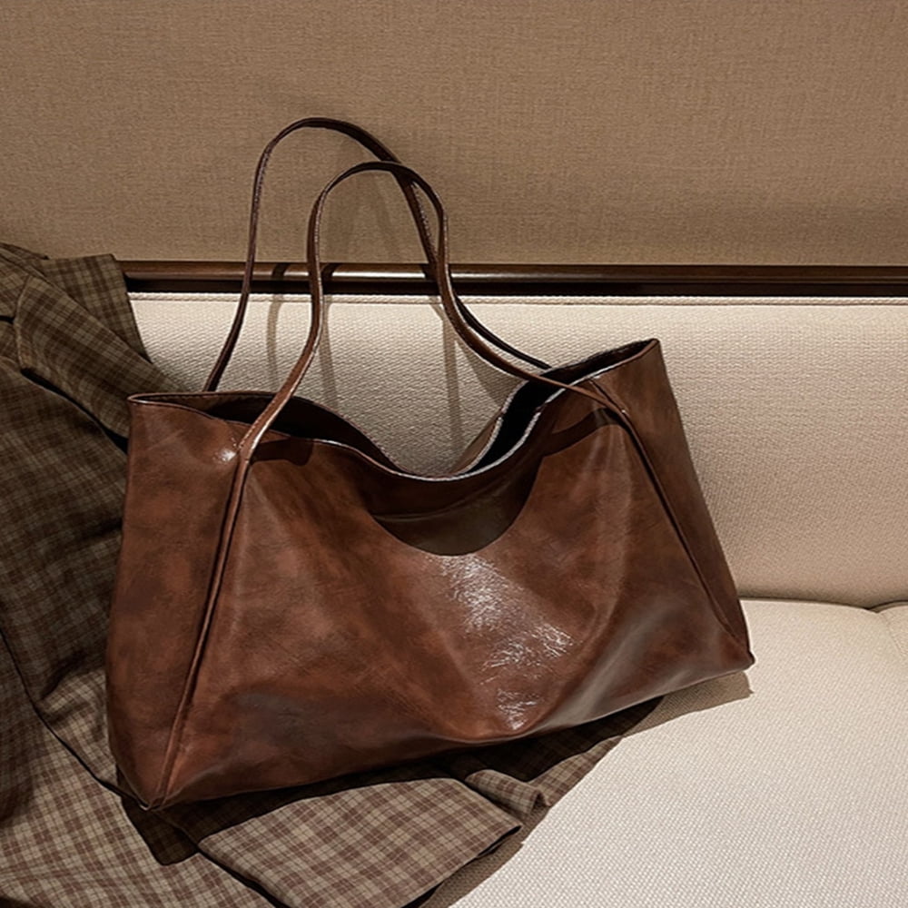 Minimalist tote bag leather sale