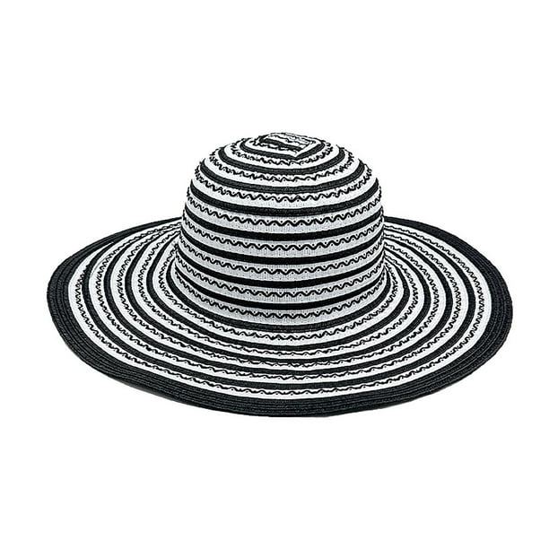Sombreros de ala ancha para mujer, sombrero plegable para vacaciones en la playa, sombrero grande para protección solar y sombreado, sombrero para mujer