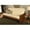 Cream, variant on Homestock Beachy Vibes Full-Size Futon Frame Set in Weathered Brown Finish with Mattress, Convertible Feature, Lounge Room Type - Solid Hardwood Construction-Color:Frame Only