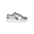 thumbnail image 2 of New Women Leatherette Low Top Faux Pearl Lace Free Sneaker - 17993 By Yoki, 2 of 5