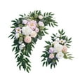 thumbnail image 3 of yotijay Wedding Arch Flowers Handmade Wedding Arch Wreath for Ceremony Holiday Party Pink, 3 of 9