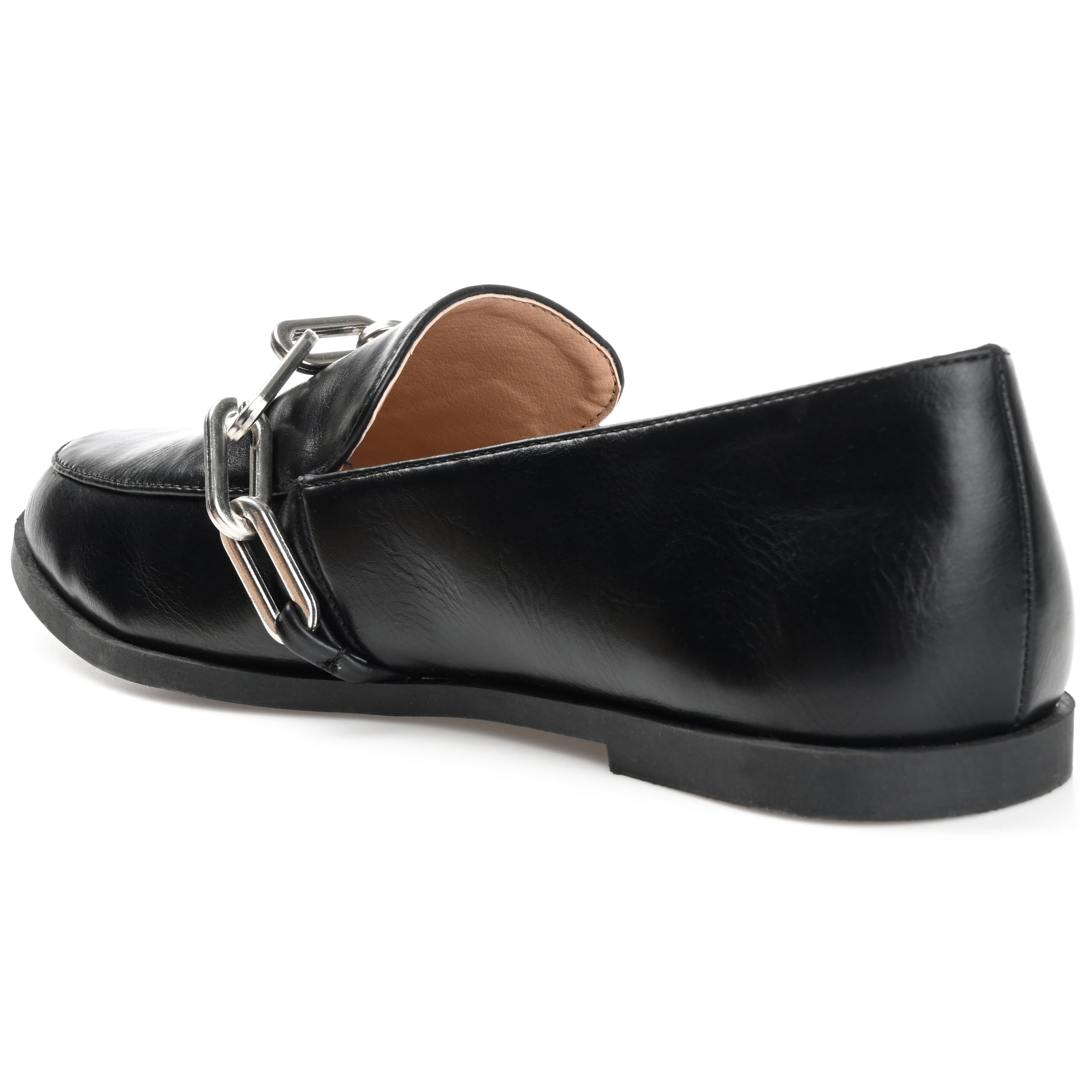 Journee Womens Madison Slip On Round Toe Loafer Flats