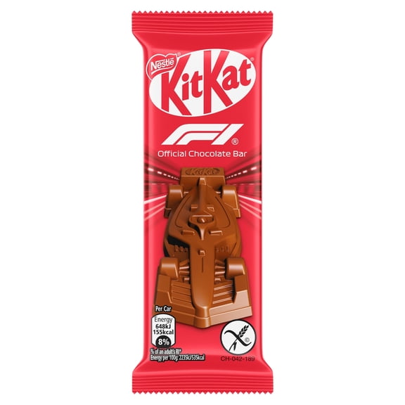 KITKAT F1 Official Milk Chocolate Bar 29g, Imported from Britain