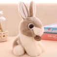 thumbnail image 1 of Conejo de peluche hiperrealista | Animal de peluche de conejito realista simulado | Suave piel sintética | Texturas detalladas | Ojos realistas | Decoración abrazable | Compañero de peluche |, 1 of 1