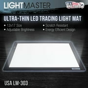 Lightmaster 12 x 17 A3 Light Box 12V Ultra-Thin Profile 110V AC Power Adapter