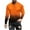 Orange, variant on Oalirro Men's T-Shirts Graphic Long Sleeve Crew Neck Men's Shirts Graphic Tees Orange,M