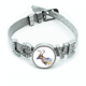 thumbnail image 1 of Renos efecto artístico coloridos animales Pulsera pulsera pulsera de cristal amor pulsera ajustable, 1 of 2