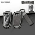 thumbnail image 5 of Key Case Cover For Hyundai G 3 buttons Grandeur HG Sedan Genesis G80 Santa Fe 3DM Grand Santa Fe 2018 IX45 EQUUS Azera, 5 of 25