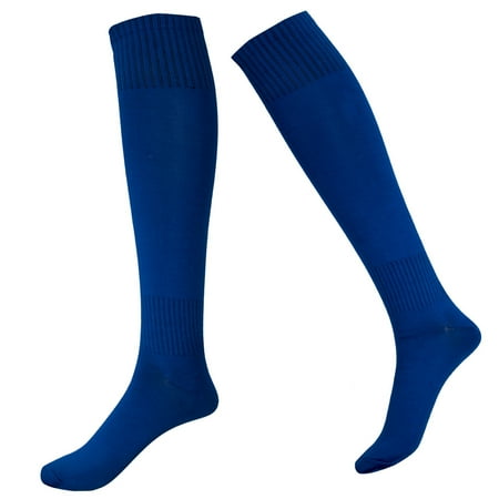 

Seyurigaoka Seyurigaoka Unisex Solid Color Knee Athletic Sport Soccer Tube Sock Over the Calf