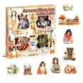 thumbnail image 1 of 100 Hojas de Pegatinas OtoñAles para Scrapbooking, 100 Hojas de Pegatinas Transparentes de PET con Paisajes para Diario., 1 of 5